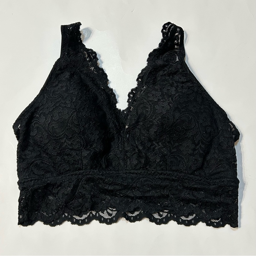 Smart and Sexy Signature Lace Deep V Bralette - XL